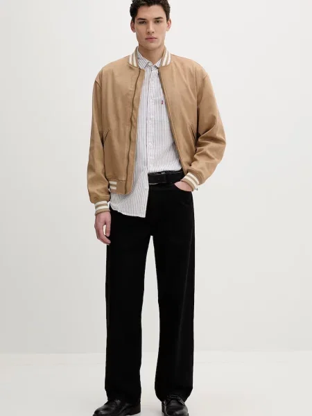 Bomber jakna Guess Jeans bež