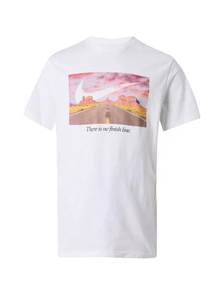 Nike Sportswear Tricou CLUB galben miere / roz / negru alb