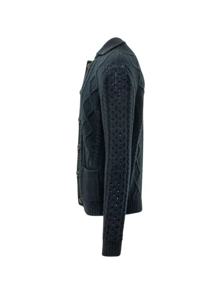 Cardigan Rakki tricotate albastru