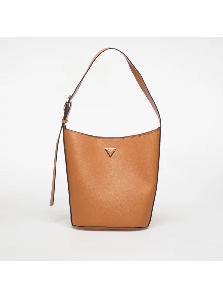 Чанта GUESS Meridian II Bucket Cognac Universal кафяво