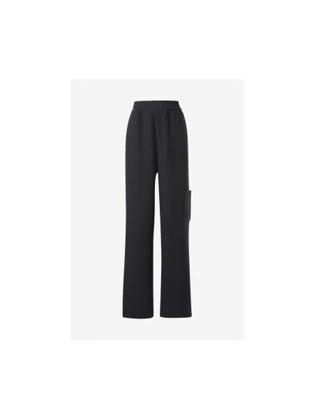 Széles szárú ruha Reebok Sport fekete