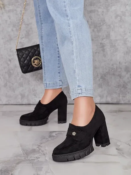 Mocasini Resti negru