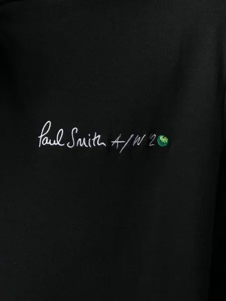 Hoodie Paul Smith με σχέδιο μαύρο