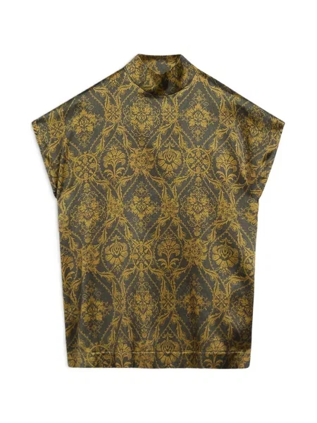Bluză Momoni din satin verde