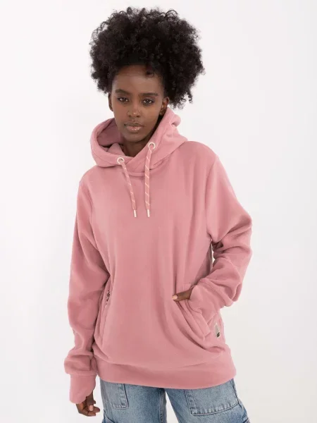 Jopa iz flisa Fashionhunters iz flisa roza