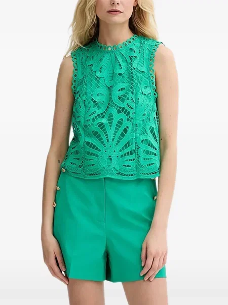Top Morgan fără mâneci verde