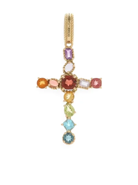 Pandantiv Dolce & Gabbana Rainbow cu strasuri galben