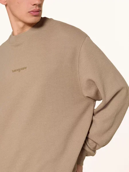 Tommy Jeans Mikina světle hnědá