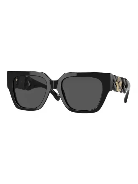 Versace Akcesoria Kobieta 53 MM Czarne/Ciemnoszare Okulary przeciwsłoneczne czarny