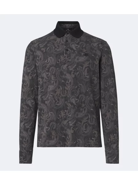 Tricou polo Etro negru