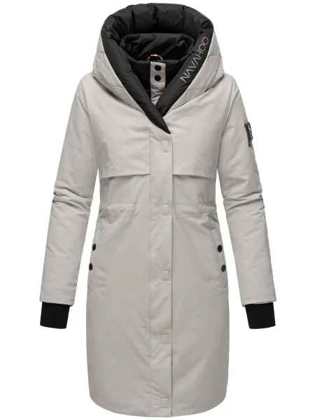 NAVAHOO Palton funcțională Snowelf gri deschis negru