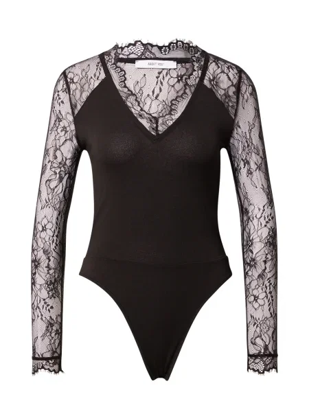 ABOUT YOU Tricou body Joelina' negru