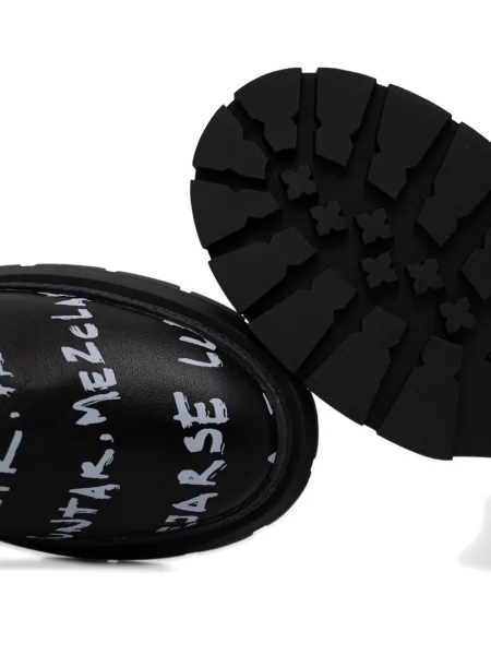 Botine chelsea Desigual cu imagine negru