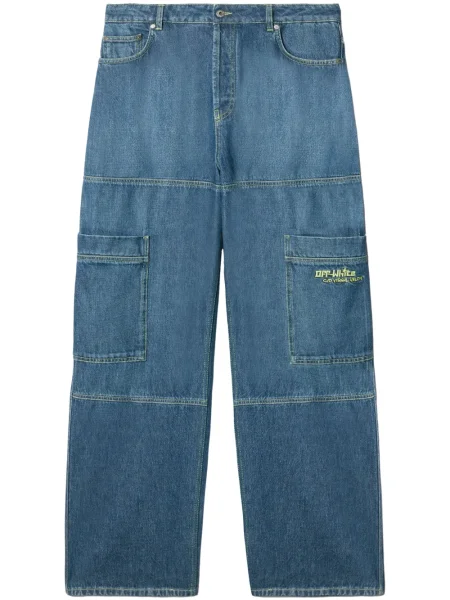 Blugi Off-white alb