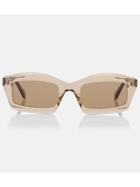 Ochelari de soare Alaïa cu autograf maro