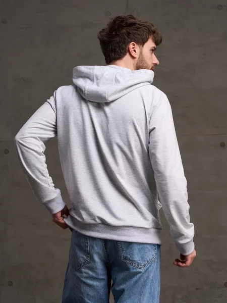 Худі ISSA Plus світло-сірий комбінований верх сіре