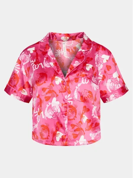 Hunkemöller Cămașă pijama Peppers roz