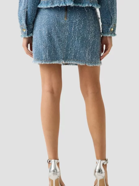 Юбка мини Guess голубая