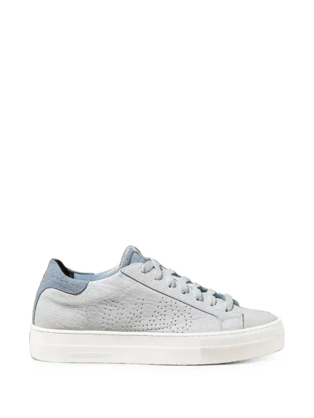 Sneakerși P448 din piele gri