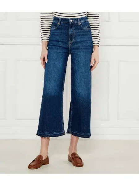 BOSS ORANGE Farmer THE MARLENE | flare fit | high rise kék