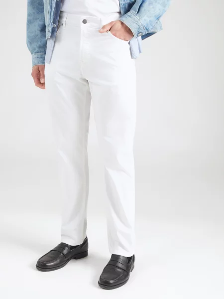 BOSS Jeans hlače Re Maine Bo Kremna bela