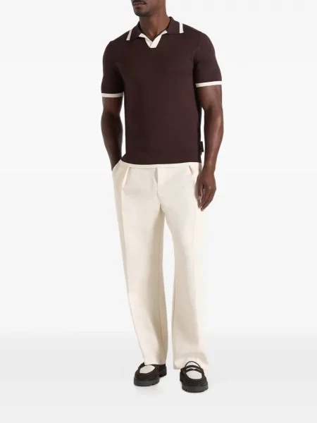 Πλεκτό polo Manière De Voir καφέ