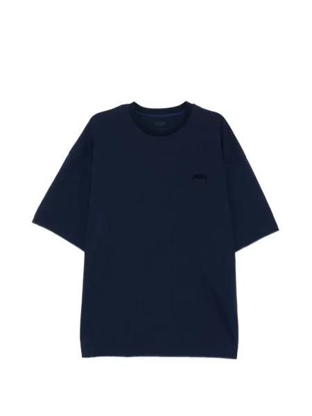 Tricou Juun.j cu broderie albastru