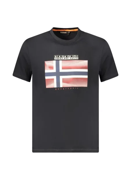 Tricou Napapijri cu imagine negru