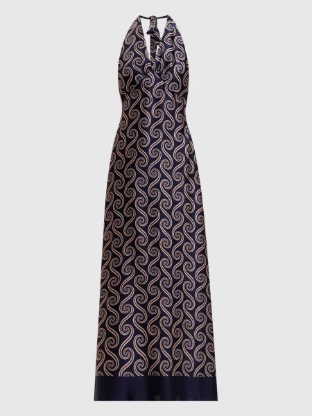 Сукня максі Elidia з відкритою спиною Faithfull синя