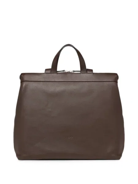 Geantă shopper Marsell din piele maro