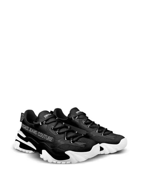 Sneakerși Versace Jeans Couture cu imagine negru