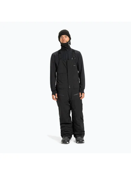 Pantaloni de snowboard pentru bărbați Quiksilver Paramo Stretch Bib true black negru