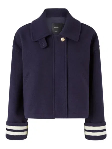 Kurtka Pinko w paski niebieska