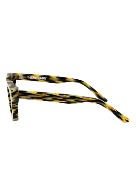 Ochelari de soare Thierry Lasry cu imprimeu geometric galben