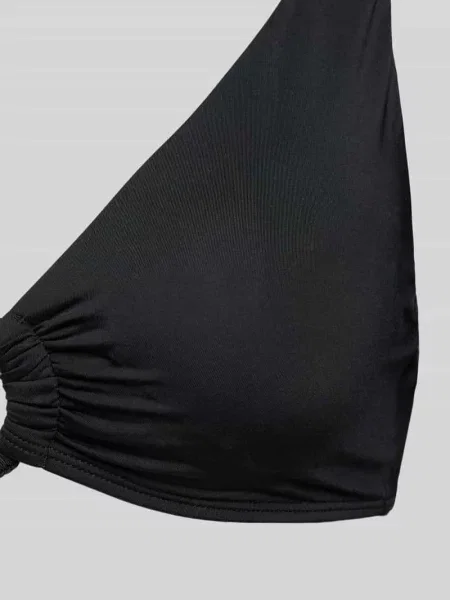 Góra bikini z regulowanymi ramiączkami Lauren Ralph Lauren czarne
