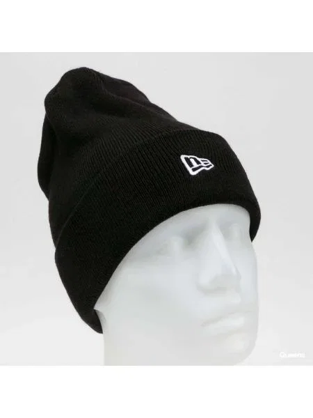 Шапка New Era Essential Knit Beanie New Era Black Universal черно