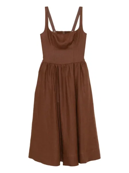 Rochie Reformation de costum maro