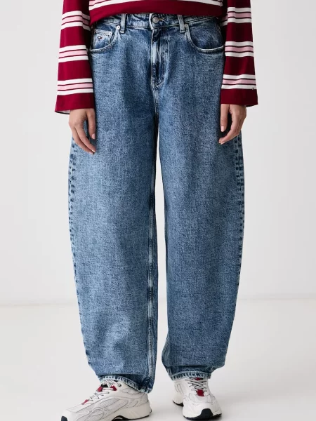 Tommy Jeans blugi pentru bebeluși albastru