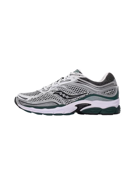 Saucony Tenisice za trčanje PROGRID OMNI 9 srebrno siva / petrol / crna / prljavo bijela