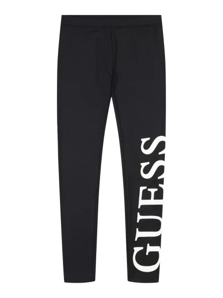 GUESS Leggings negru alb