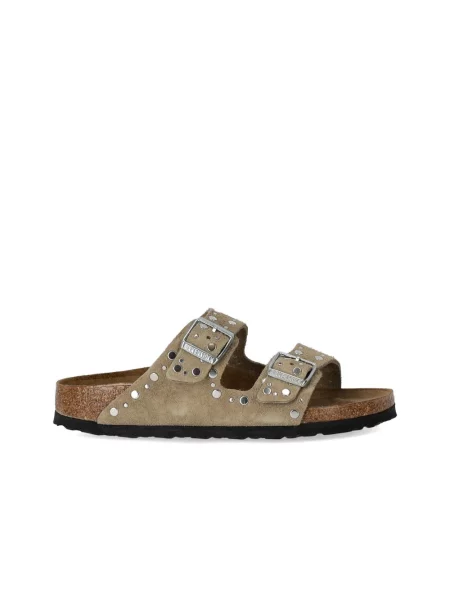 Trampki Birkenstock Arizona Rivets Suede Leather Taupe EUR 38 beżowe