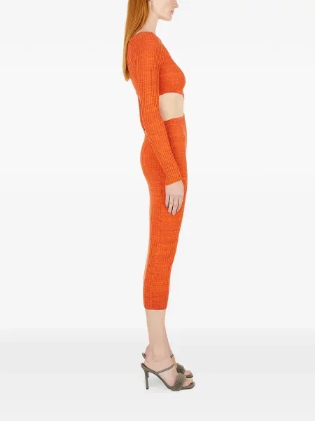 Rochie midi Wynn Hamlyn portocaliu