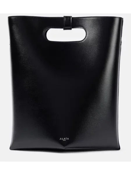 Geanta de piele Alaïa din piele negru