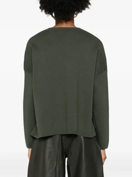 Pulover Marc O'polo cu decolteu rotund verde