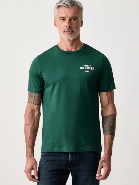 Tommy Hilfiger t-shirt ανδρικό πράσινο