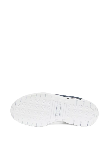 Sneakerși Puma Platform din piele cu platformă alb