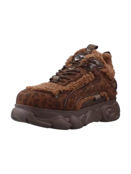Sneakersy Buffalo brązowe