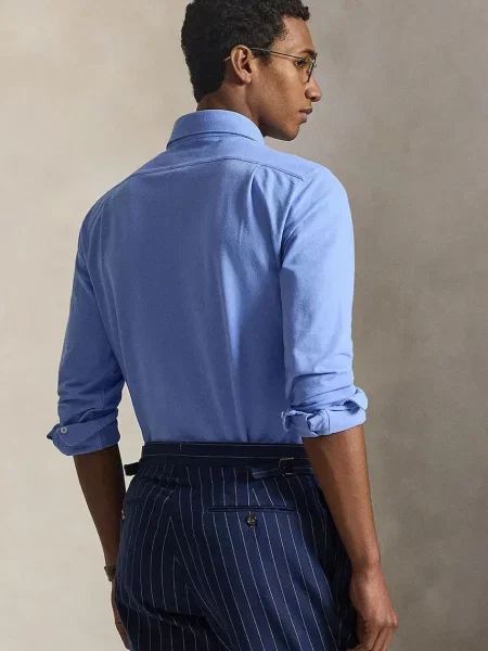 Cămașă Polo Ralph Lauren business albastru