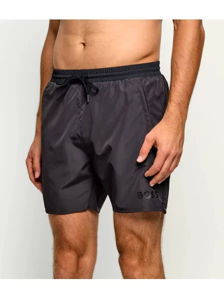 Pantaloni scurți Boss Black negru