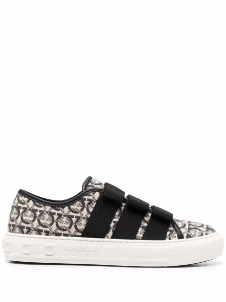 Sneakerși Salvatore Ferragamo cu funde